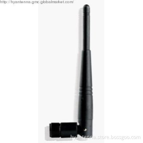 2.4G 5dBi Fold Rubber  Antenna  F With SMA Male Connector
